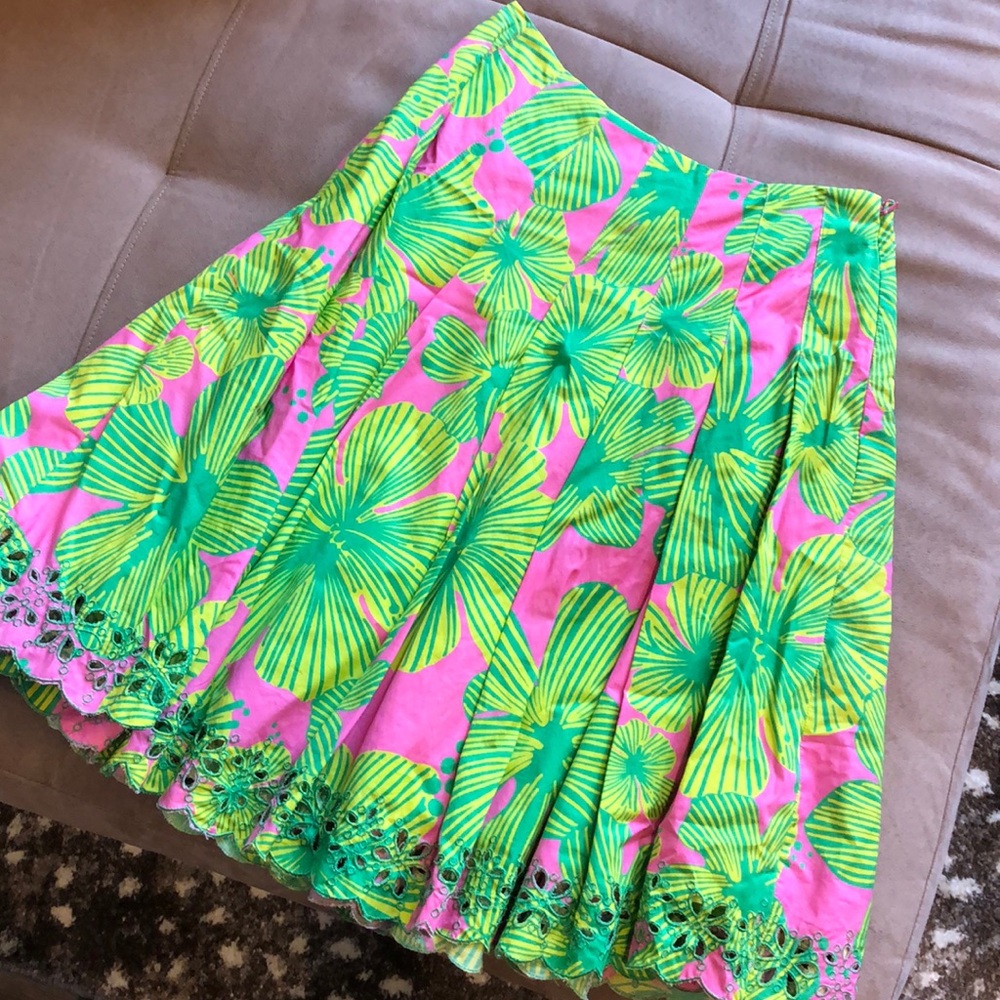 Lilly Pulitzer vibrant skirt